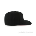 Gorra snapback con logo de goma de diseño personalizado